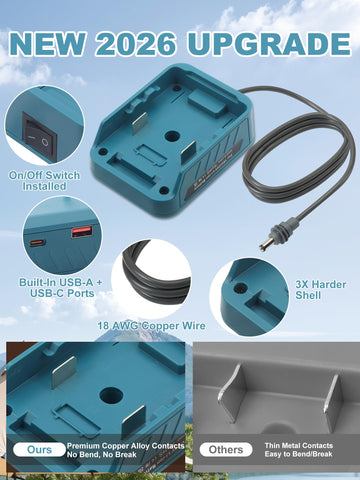 QKJCE adaptador conectado a Starlink Mini en exterior, alimentación portátil segura