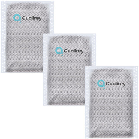 Qualirey frontal del pack de 3, embalaje que facilita reposición rápida