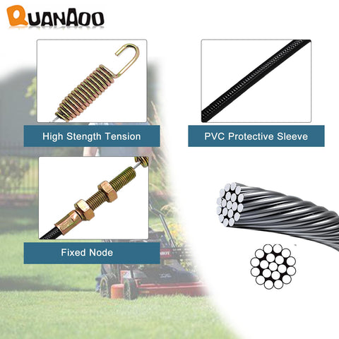 Quanaoo cable junto a regla para comparar tamaño y verificar compatibilidad