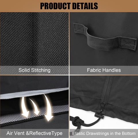 QuliMetal cordones elásticos ajustando la funda para evitar que vuele
