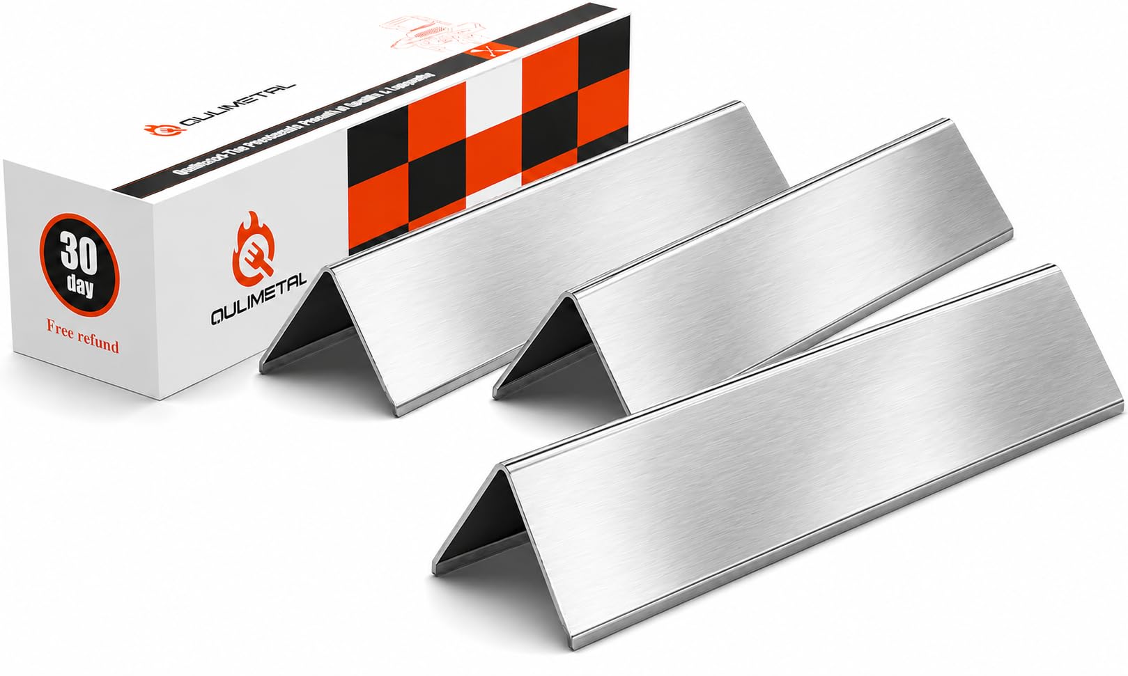 QuliMetal barras instaladas frontales mostrando protección de quemadores