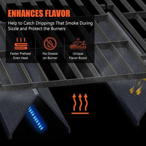 QuliMetal barras instaladas en Weber Spirit, protegen quemadores eficazmente