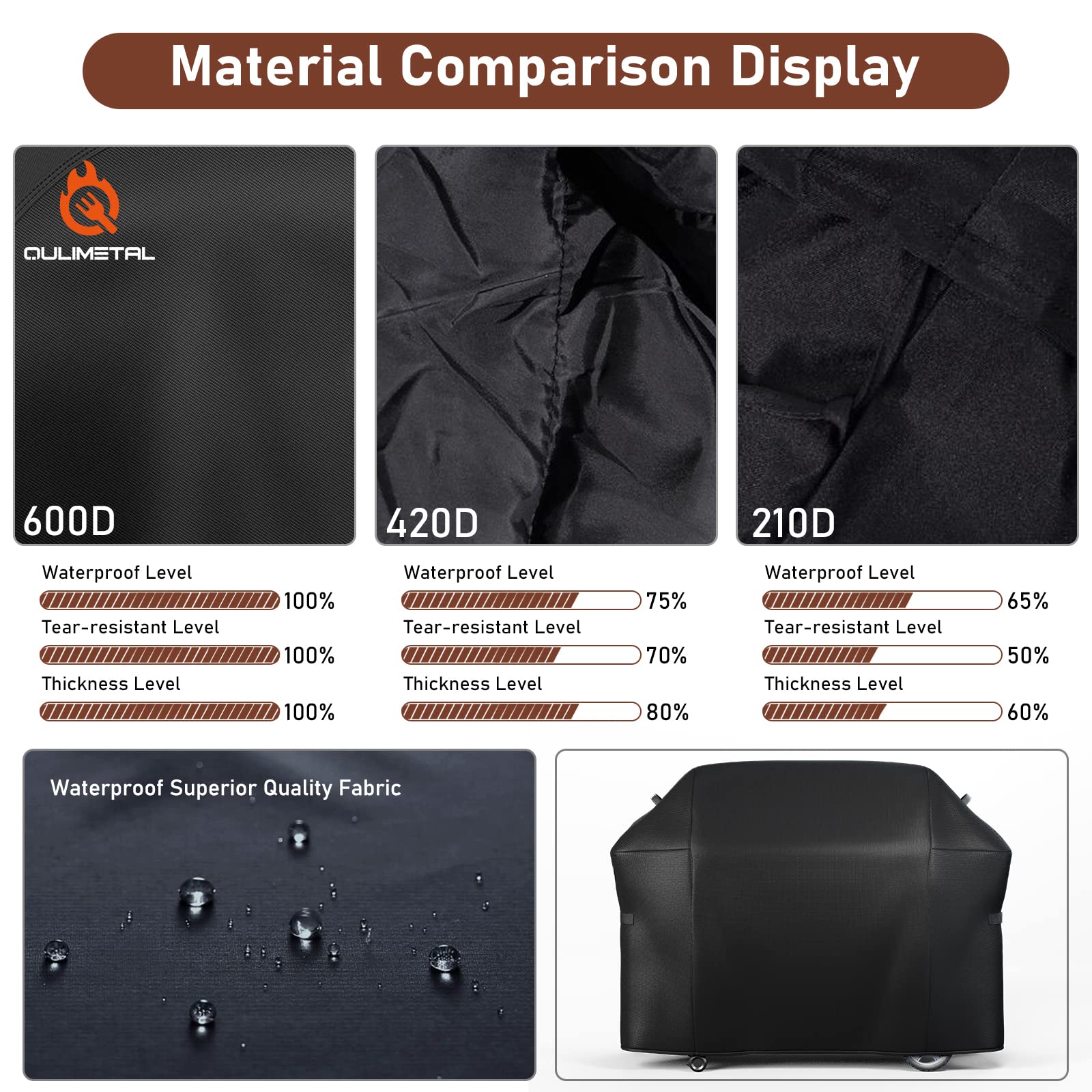QuliMetal cintas ajustables tipo velcro que aseguran contra viento