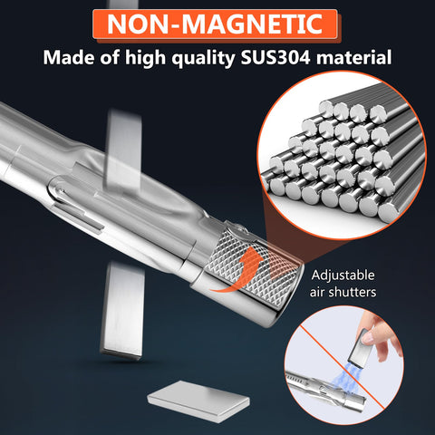 QuliMetal comparación con mano para mostrar escala y tamaño real