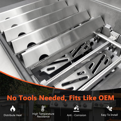 QuliMetal deflector de calor frontal protegiendo quemadores eficazmente