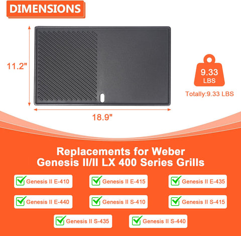QuliMetal superficie acanalada, marca carnes uniformemente