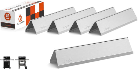 QuliMetal frente de las flavorizer bars protegiendo quemadores