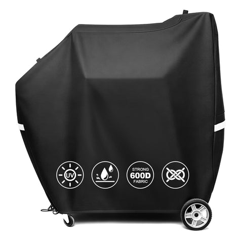 QuliMetal funda frontal mostrando ajuste perfecto en Masterbuilt para protección completa