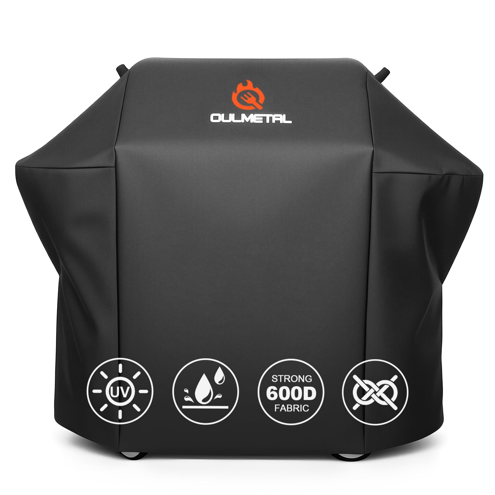 QuliMetal vista frontal de la funda ajustada, protege contra lluvia y polvo