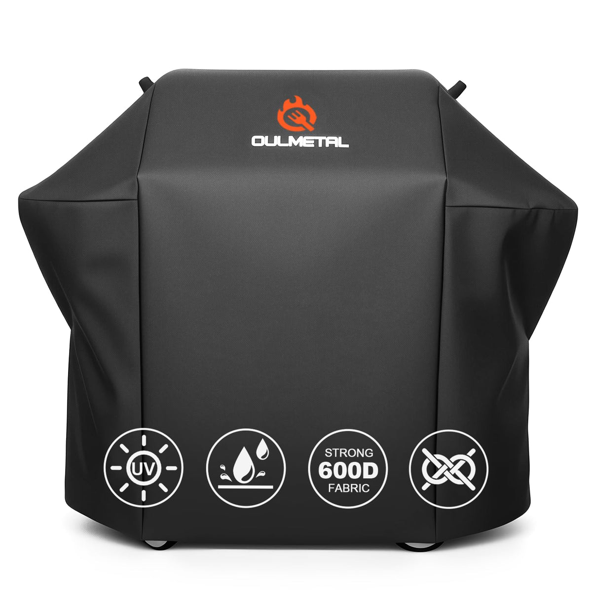 QuliMetal vista frontal de la funda ajustada, protege contra lluvia y polvo