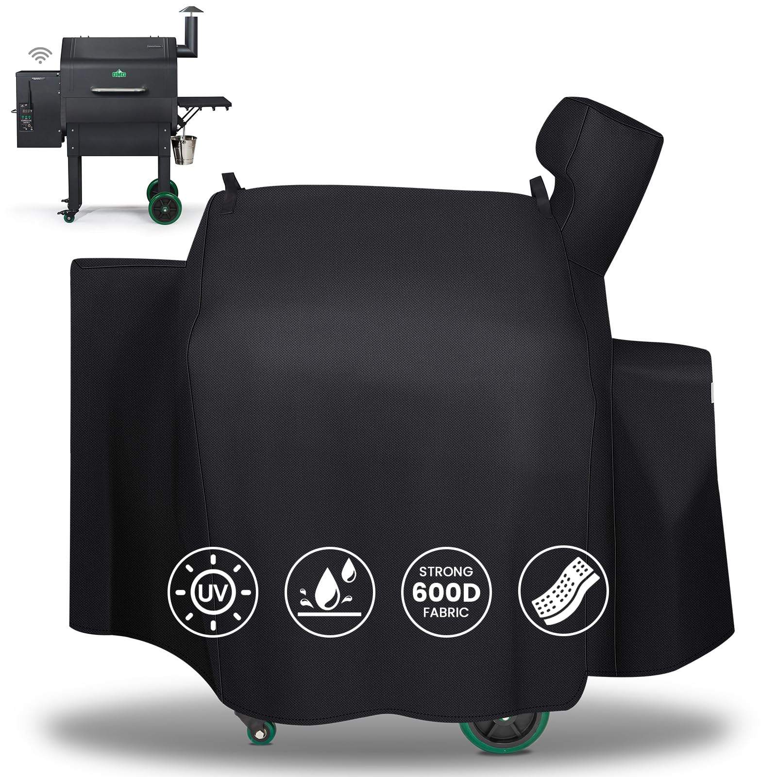 QuliMetal funda frontal ajustada protegiendo parrilla del agua