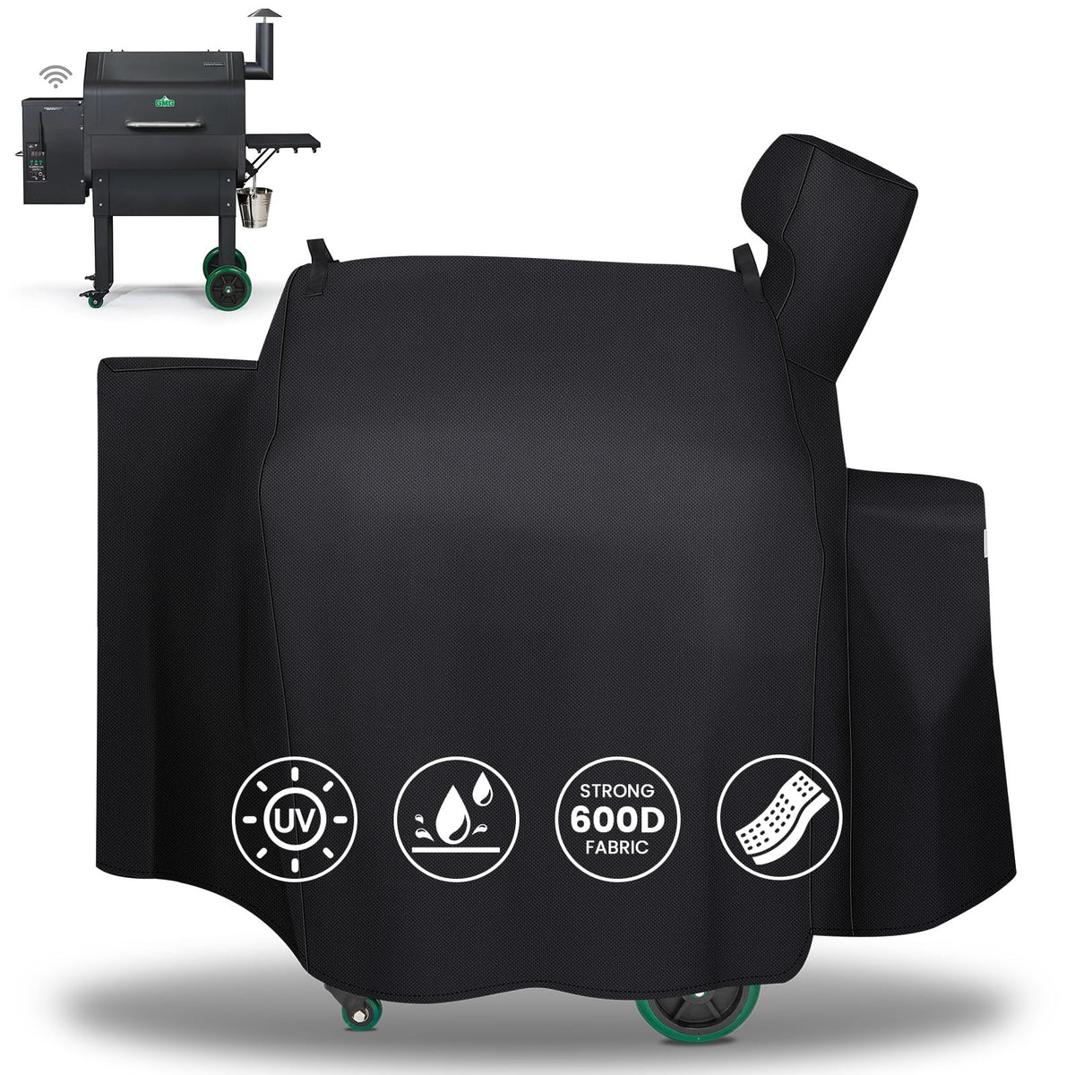 QuliMetal funda frontal ajustada protegiendo parrilla del agua