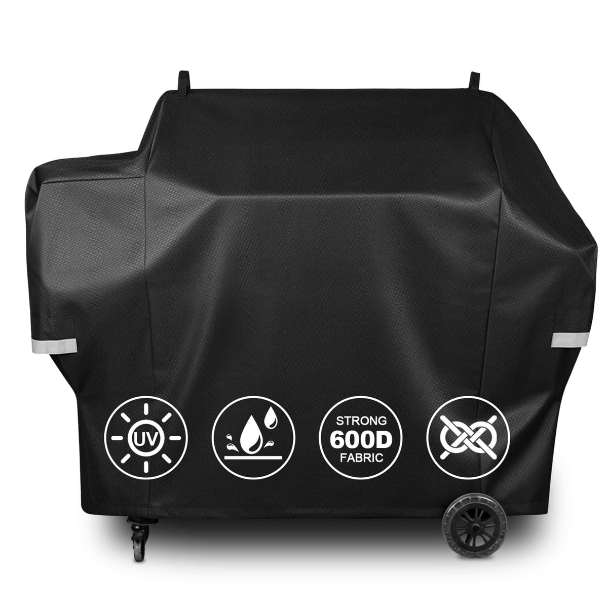 QuliMetal funda frontal ajustada a Pit Boss Navigator 1600M protege contra lluvia