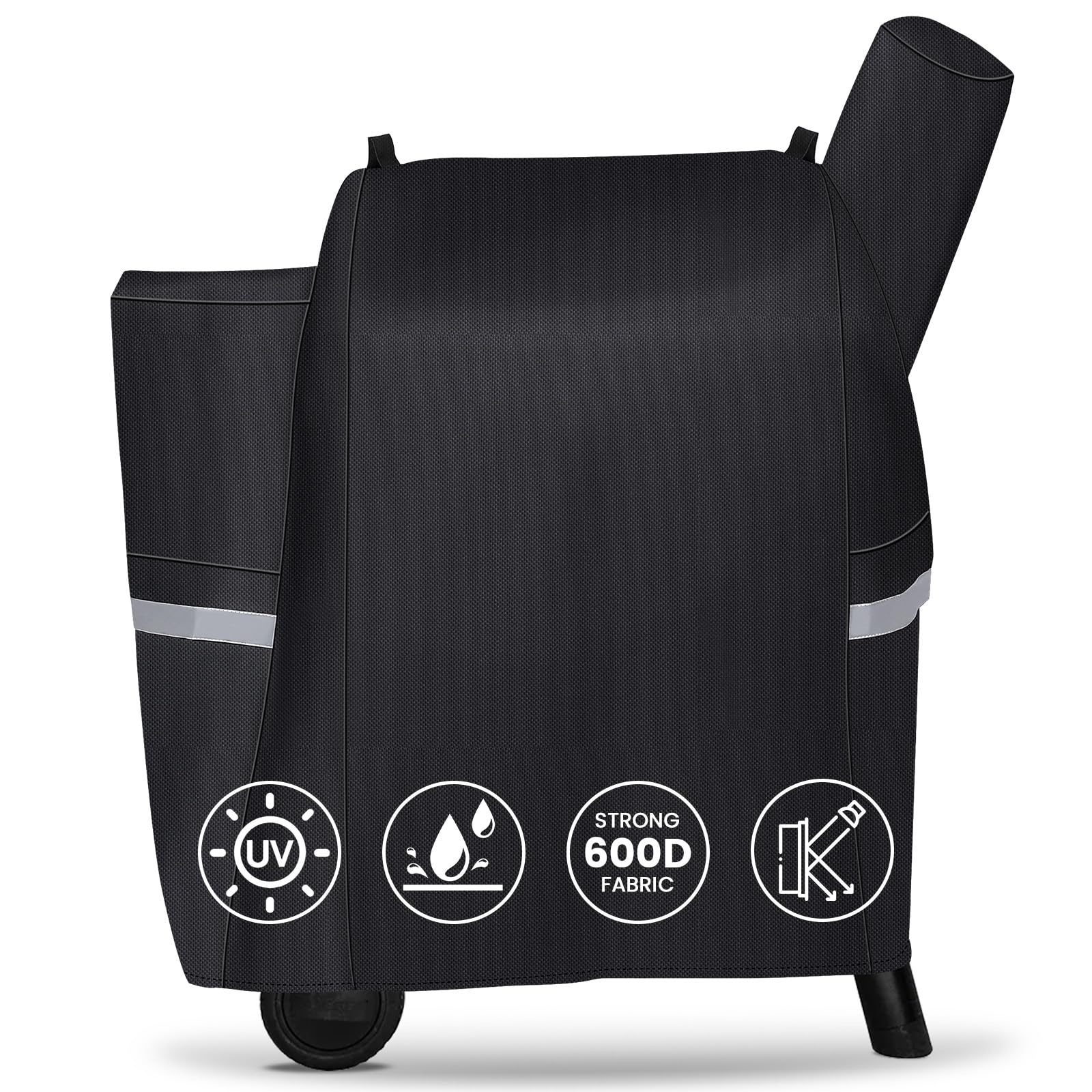 QuliMetal funda frontal ajustada que protege parrilla del clima