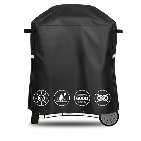 QuliMetal funda frontal ajustada sobre parrilla Weber protección integral