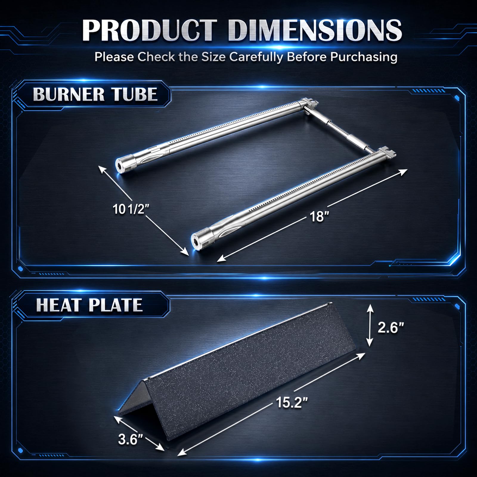 QuliMetal quemadores de acero inoxidable mostrando resistencia y flujo estable