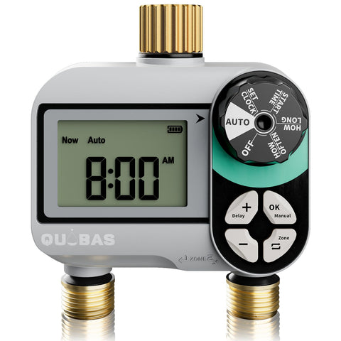 QUOBAS temporizador frontal conectado, control preciso del riego