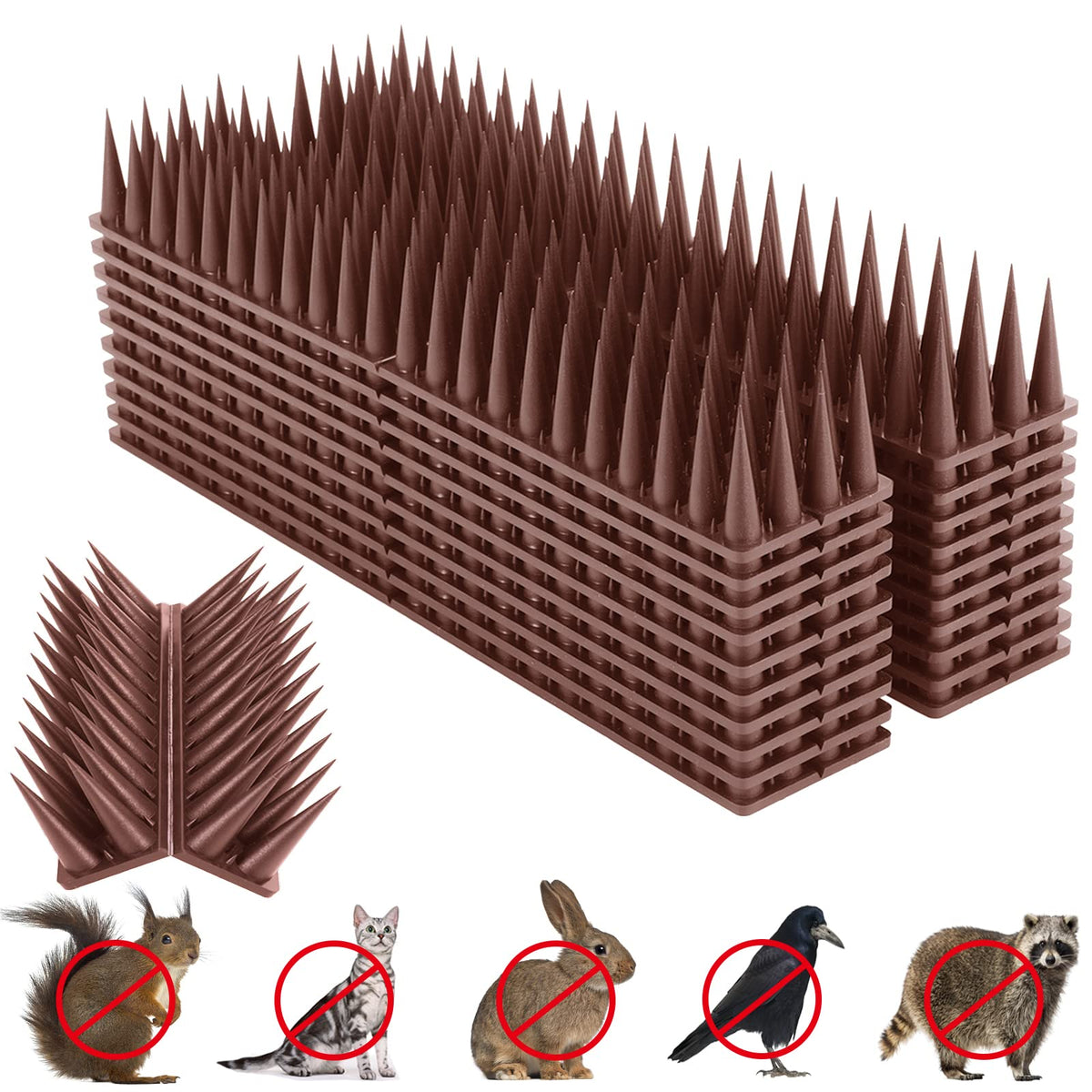 Quunoot paquete frontal mostrando las 9 tiras y longitud total protección