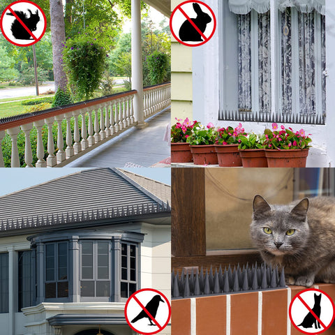 Quunoot producto instalado en alero protegiendo terrazas y canaletas