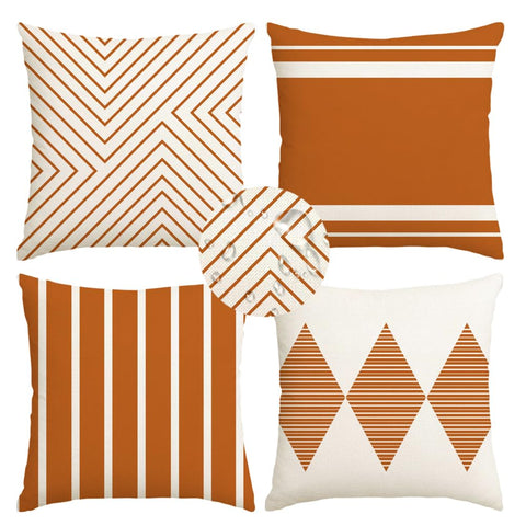 RABUSOFA funda frontal naranja beige mostrando color y protección
