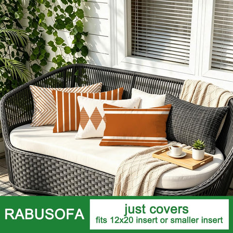 RABUSOFA detalle de costura resistente y acabado duradero