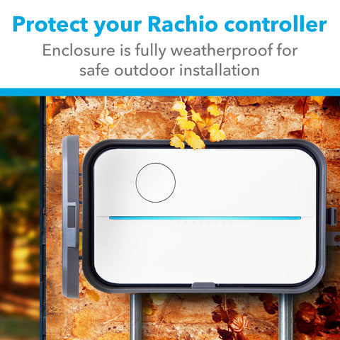 Rachio detalle de las juntas selladas que evita infiltración y protege equipo