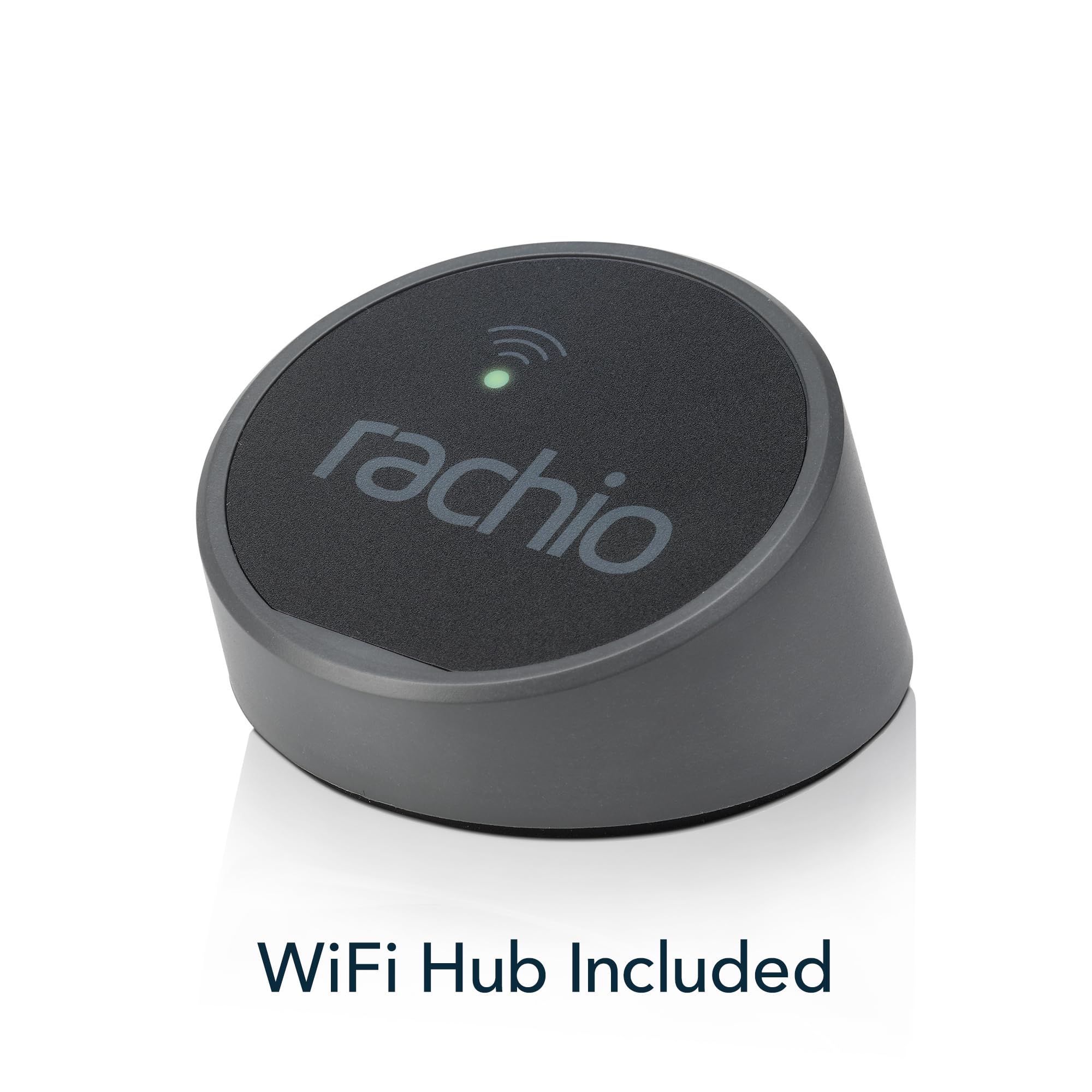Rachio temporizador en jardín en uso para riego eficiente y cómodo