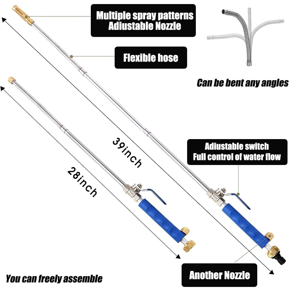 Raddile textura del tubo extensible, comodidad y alcance mejorado