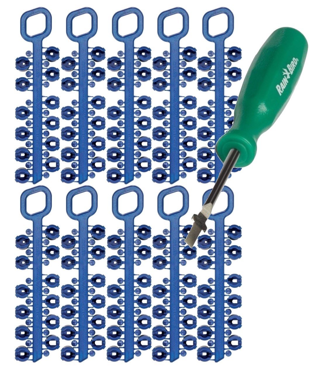 Rain Bird paquete frontal con 10 boquillas y rotor tool para mantenimiento eficiente