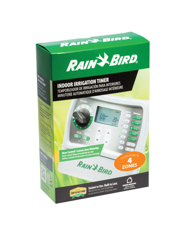 Rain Bird SST400IN primer plano de pantalla LCD y LEDs, lectura clara y gestión fiable
