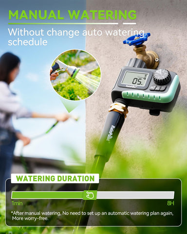 RAINPOINT conexión al grifo con manguera para riego automático eficiente