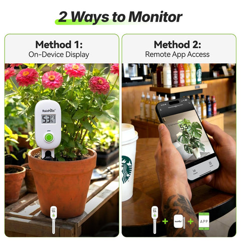 RAINPOINT detalle del sensor capacitivo que evita corrosión