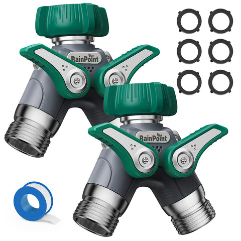 RAINPOINT conector frontal 100% metálico mostrando robustez y durabilidad