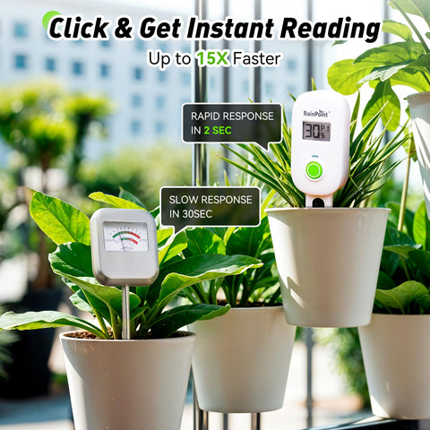 RAINPOINT tiras pH incluidas para evaluar acidez y complementar lecturas