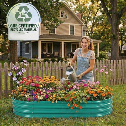 Rakukiri etiqueta que indica material reciclado y durabilidad