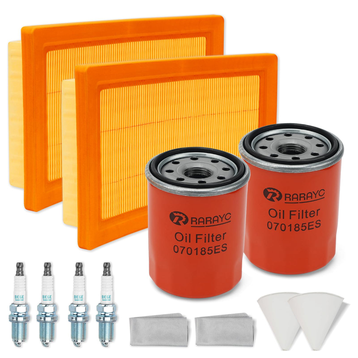 RARAYC empaque frontal del kit mostrando compatibilidad y beneficios de mantenimiento