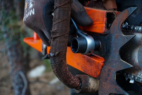 RatchetScrench punta limpiadora de ranura, elimina serrín y mejora lubricación