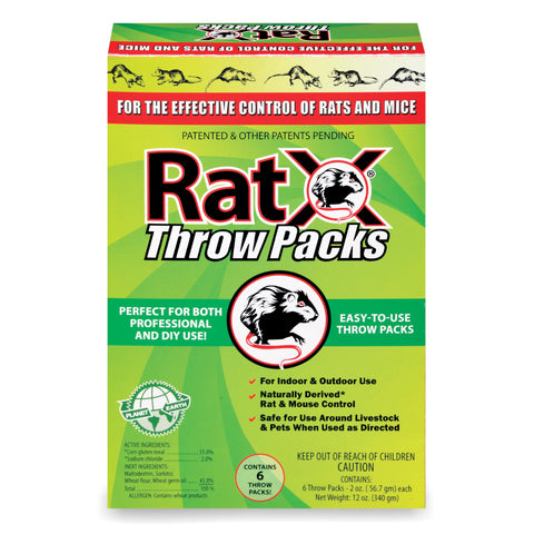 RatX embalaje frontal mostrando producto listo para usar y confianza