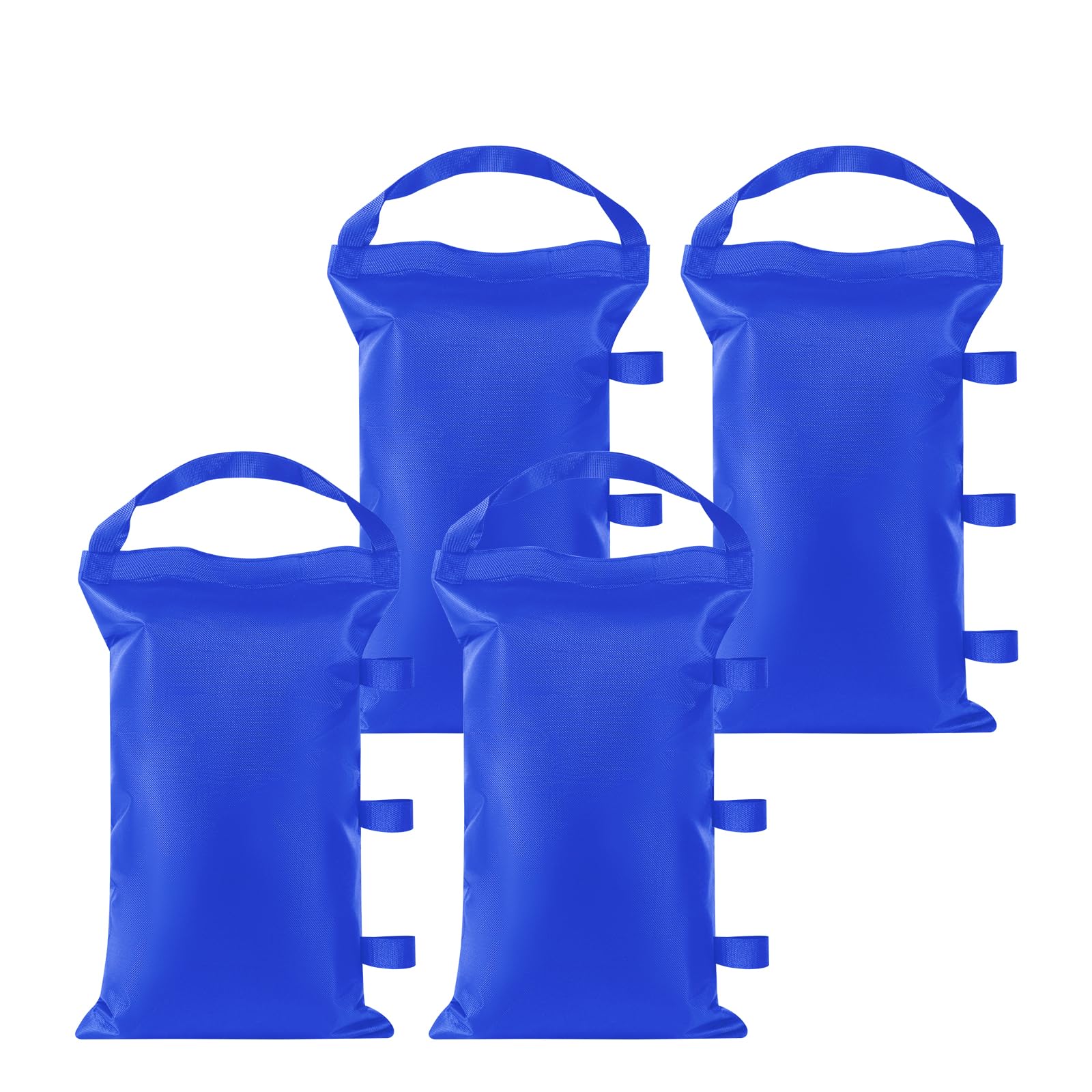 REHOYEE vista frontal del set de 4 bolsas azules, fácil identificación y transporte