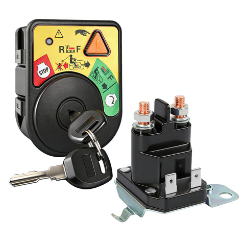 Reltvo interruptor frontal mostrando terminales claros y fácil identificación