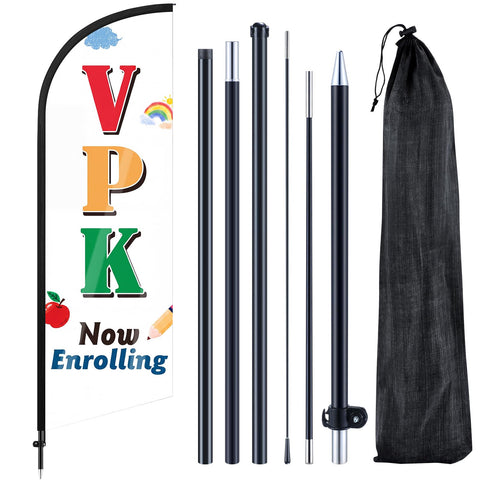 Remagr bandera VPK frontal mostrando texto visible, atrae familias