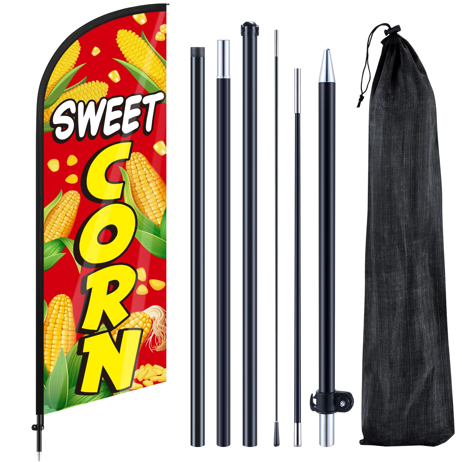 Remagr bandera Sweet Corn frente llamativo mejora visibilidad
