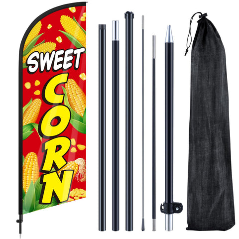 Remagr bandera Sweet Corn frente llamativo mejora visibilidad