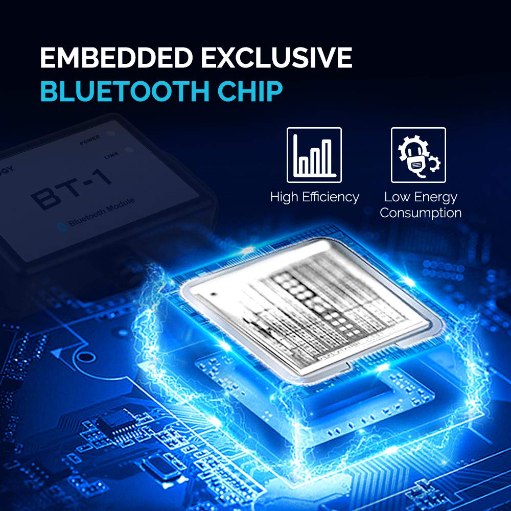 Renogy BT-1 LEDs indicando energía y estado de Bluetooth