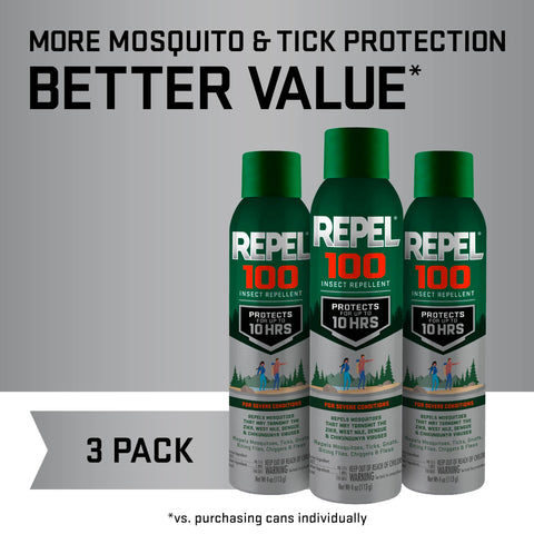 Repel botella 4 oz con bomba en detalle que facilita aplicación precisa