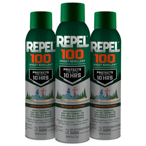 Repel pack de 3 envases frontales mostrando marca y tamaño útil