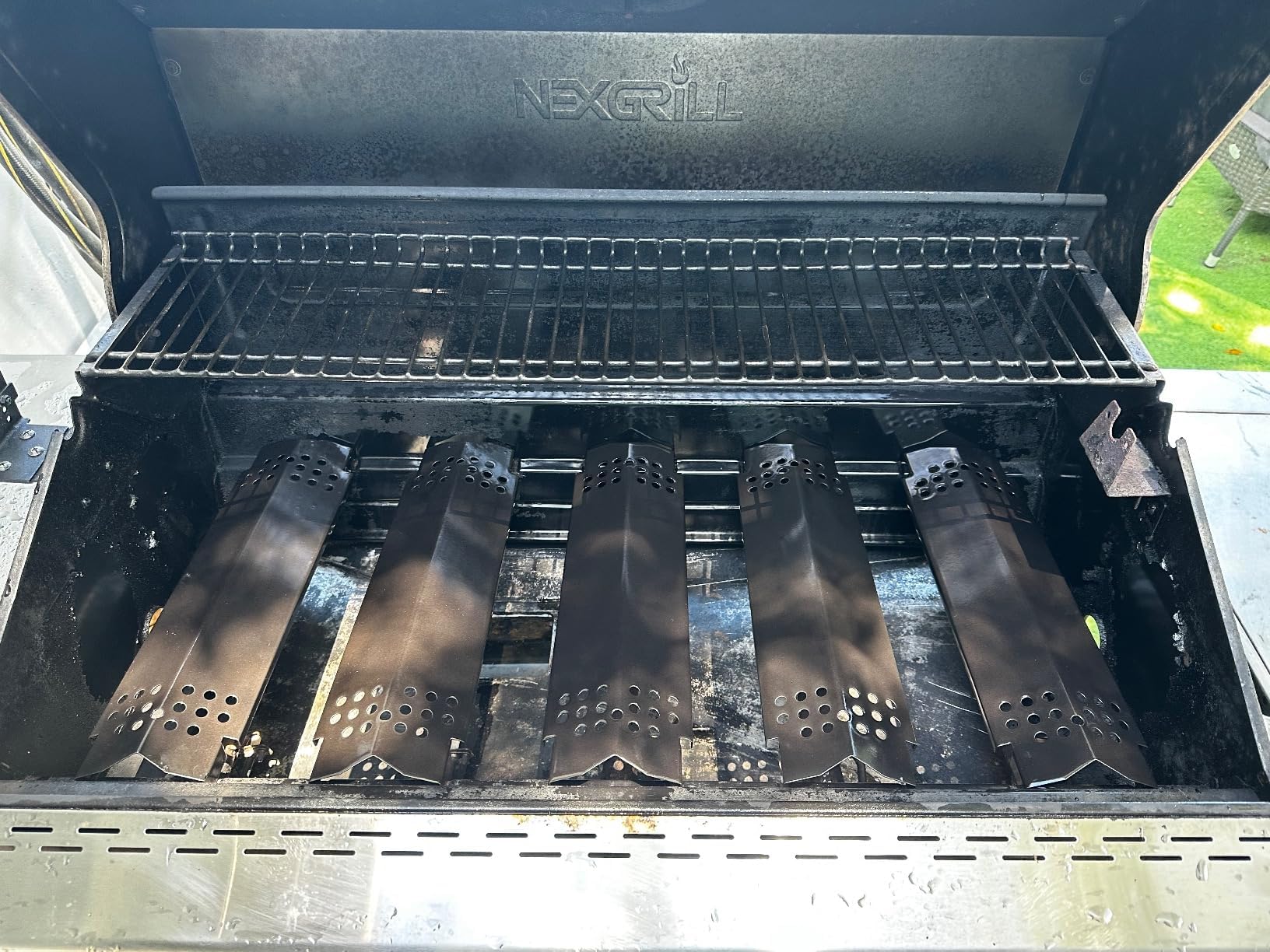 Replace parts placas recogiendo grasa y residuos, reduce flare-ups y facilita mantenimiento