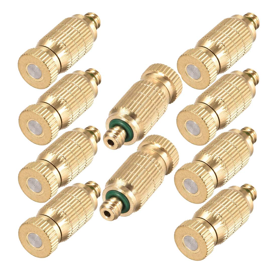 RESNSTAR pack frontal de 10 boquillas de latón para nebulización eficiente