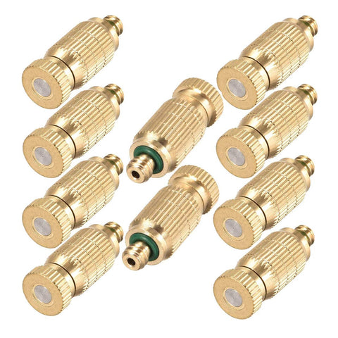RESNSTAR pack frontal de 10 boquillas de latón para nebulización eficiente