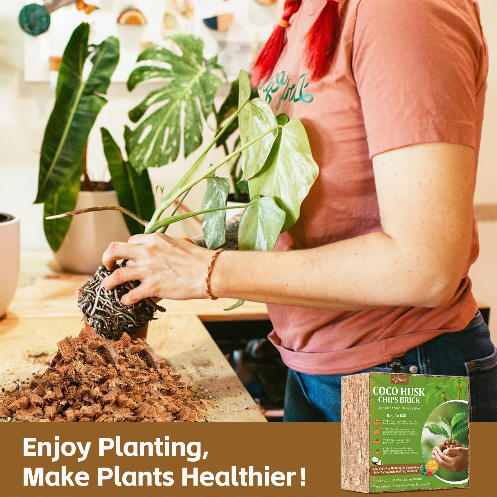Riare macetas en jardín urbano demostrando uso versátil